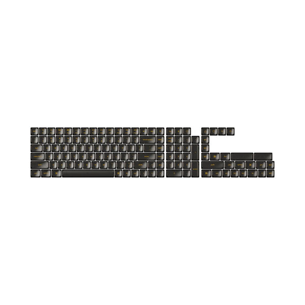 Keychron Black Transparent Low Profile LSA Full Set Keycap Set
