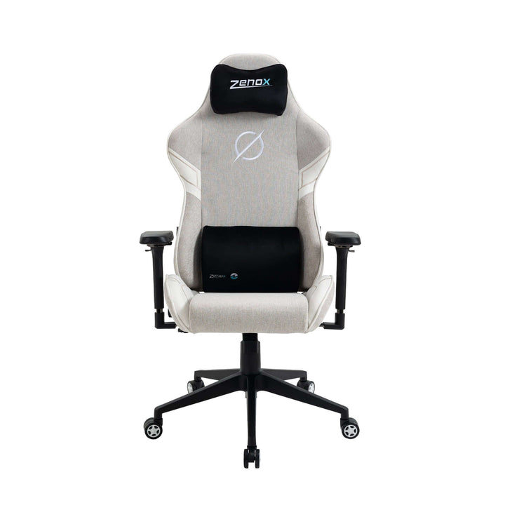 Saturn Mk-2 Gaming Chair (Fabric/Light Grey) Zenox