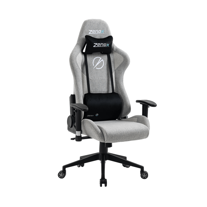 Mercury Mk-2 Gaming Chair (Fabric/Light Grey) Zenox