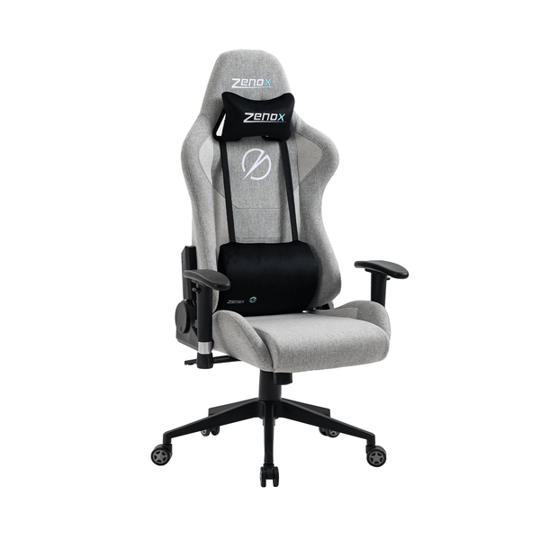 Mercury Mk-2 Gaming Chair (Fabric/Light Grey) Zenox