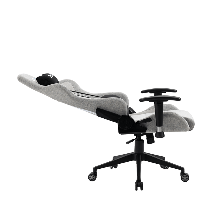 Mercury Mk-2 Gaming Chair (Fabric/Light Grey) Zenox