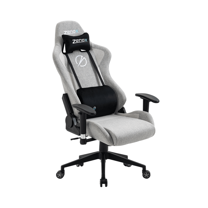 Mercury Mk-2 Gaming Chair (Fabric/Light Grey) Zenox