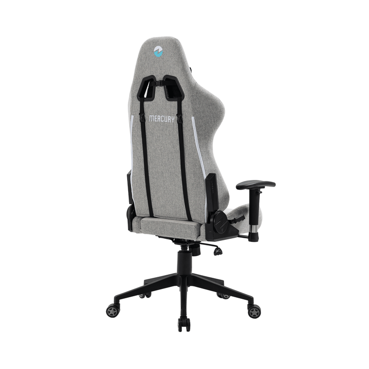 Mercury Mk-2 Gaming Chair (Fabric/Light Grey) Zenox