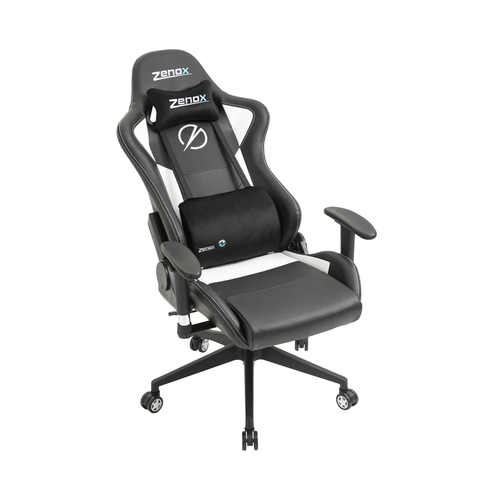 Mercury Mk-2 Gaming Chair (Leather/White) Zenox