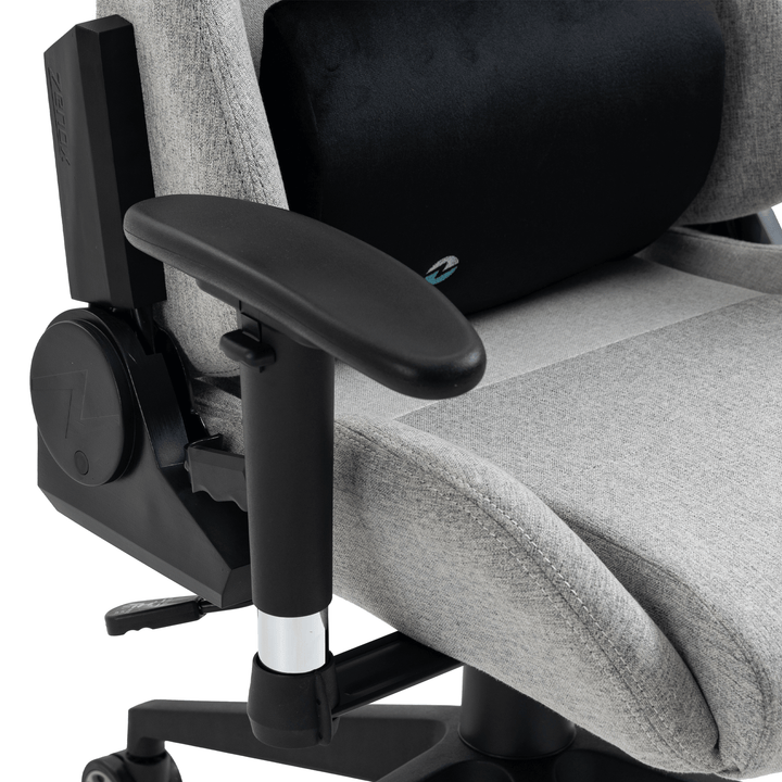 Mercury Mk-2 Gaming Chair (Fabric/Light Grey) Zenox