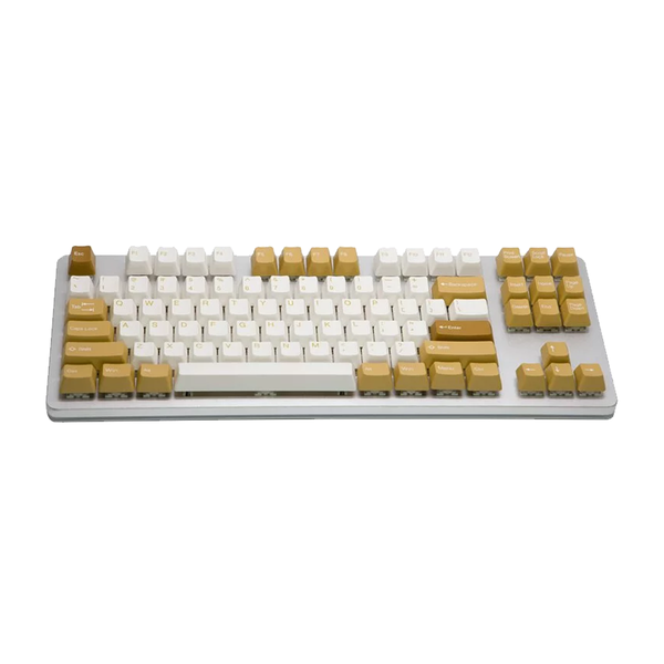 Tai-Hao - Vintage Camell - Doubleshot ABS/138keys/(104+26 ADD ON+ 8Key UK ISO)/Double Shot Keycap/1 Key Puller