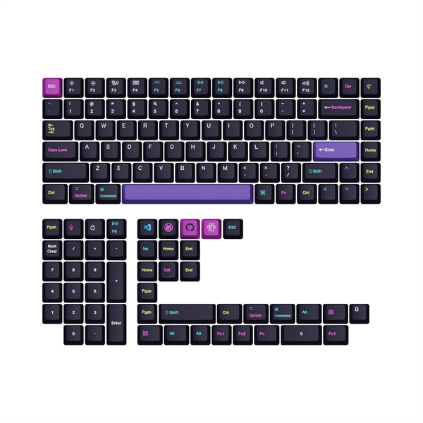 Keychron OEM Dye-Sub PBT Full Set Keycap Set - Developer