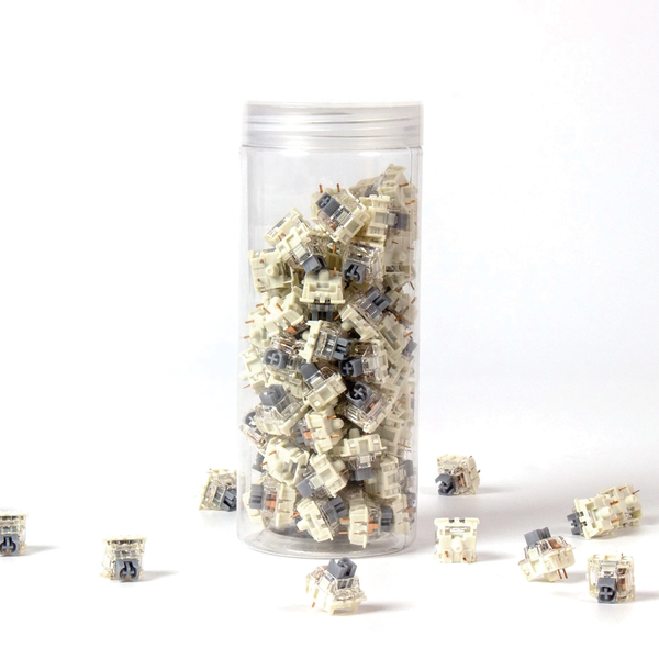 Gateron G Pro 2.0 Switch - Silver (Two-Stage Spring) (110 pcs)