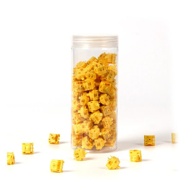 Gateron Cap Switch - Gold Yellow (110pcs)