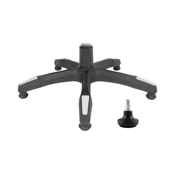 Padded Fixed Casters Replacement Kit (Set of 5) - Zenox